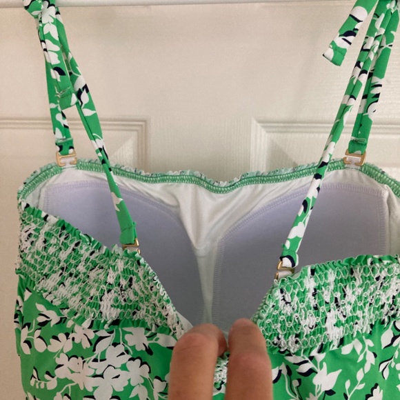 Lands End x Draper bandeau swimsuit - Picture 3 of 3